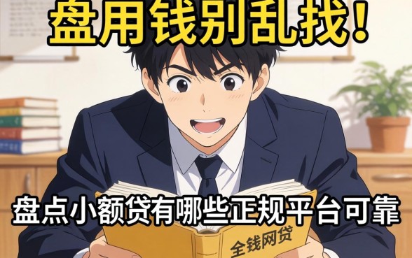 急用钱别乱找，盘点小额网贷有哪些正规平台可靠