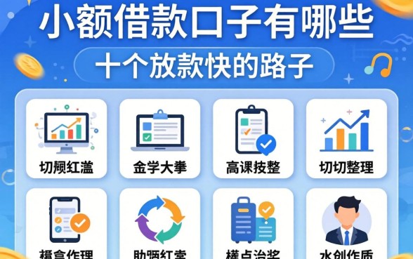揭秘小额借款口子有哪些内容，整理出十个放款快的路子