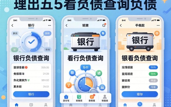 银行不看查询与负债，理出五个不看负债查询的平台