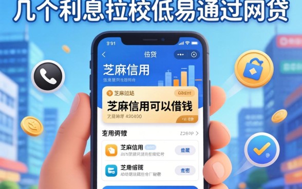 我试了几个利息比较低易通过的网贷，发现芝麻信用可以借钱的app里藏着这些秘密
