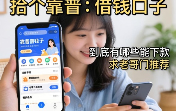 手头紧想找个靠谱的借钱口子，手机上到底有哪些平台能下款？求老哥们推荐几个门槛低的！