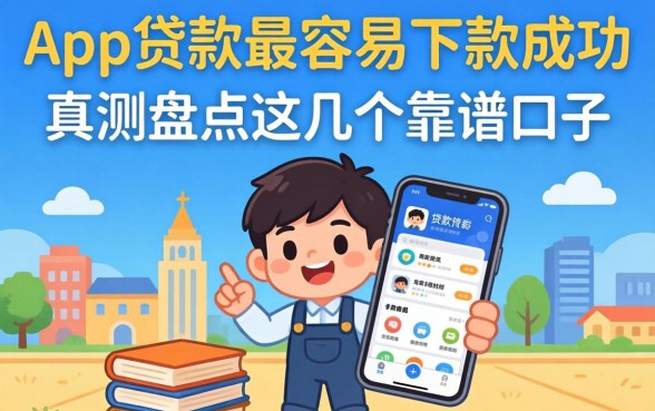 网上哪款app贷款最容易下款成功？实测盘点这几个靠谱口子
