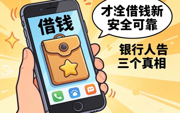 手机上如何借钱才安全可靠呢?银行人告诉你三个真相