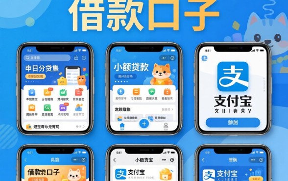 新上线的借款口子，枚举五个手机支付宝小额贷款的软件