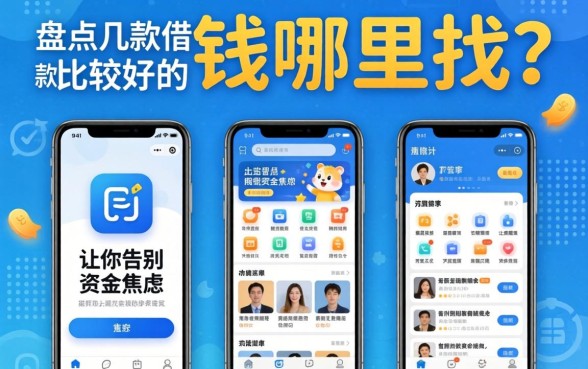 急需用钱哪里找？盘点几款借款比较好的app，让你告别资金焦虑