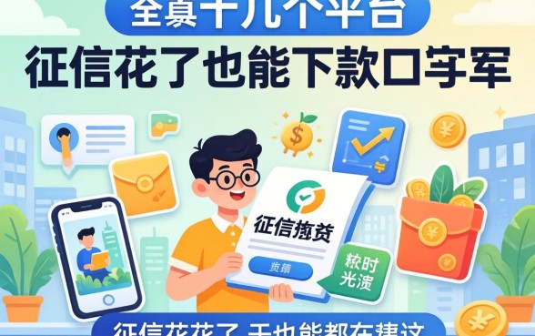 我试了十几个平台，发现征信花了也能下款的口子都在这