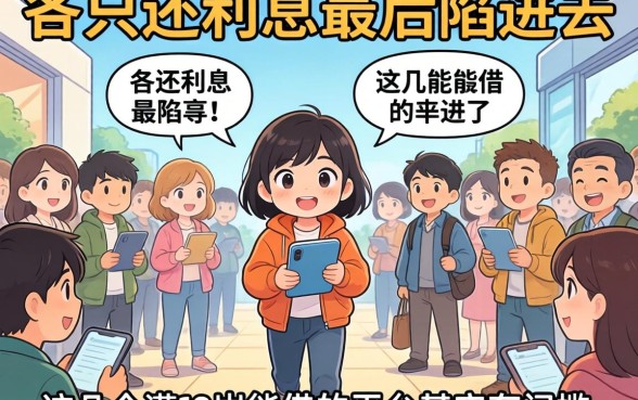 我见过太多人因为只还利息最后陷进去，这几个满19岁能借的平台其实有门槛