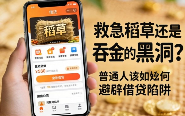 满手机屏幕的借钱软件，是救急的稻草还是吞金的黑洞？普通人该如何避开借贷陷阱？