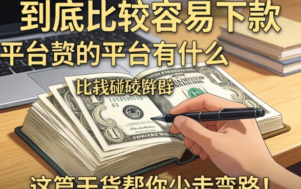急需用钱却四处碰壁？到底比较容易下款的平台有什么？这篇干货帮你少走弯路！