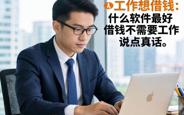 没工作想借钱？什么软件最好借钱不需要工作，说点真话