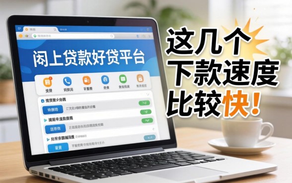 揭秘网上贷款好贷的平台，这几个下款速度比较快