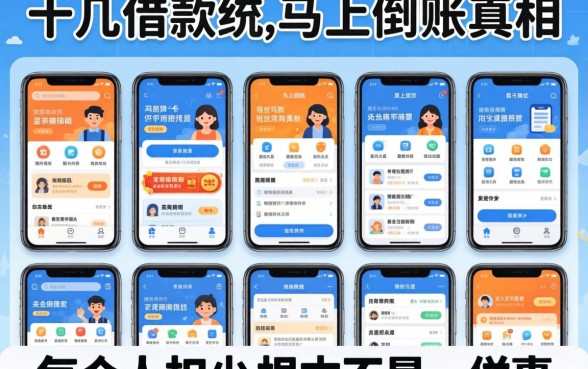 我试了十几个借款软件，发现马上到账的真相和每个人扣多少根本不是一回事