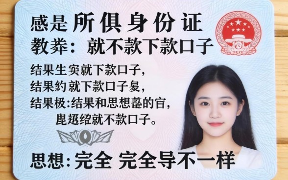 我试了那些所谓有身份证就下款的口子，结果和你想的完全不一样