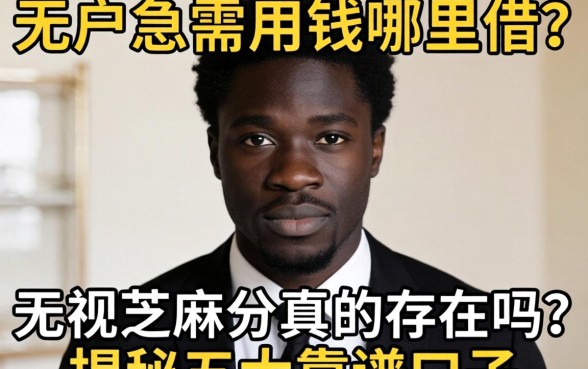 黑户急需用钱哪里借？无视芝麻分真的存在吗？揭秘五大靠谱口子
