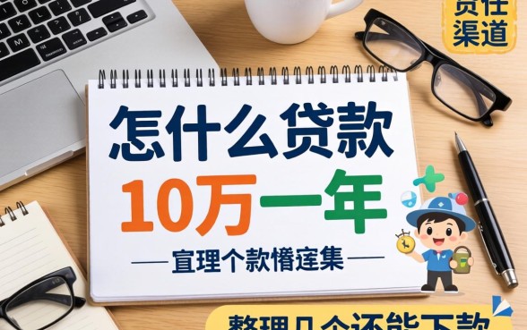 负债怎么贷款10万一年？整理几个还能下款的渠道