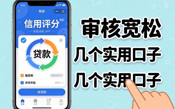 无视信用评分的贷款app：审核宽松的几个实用口子