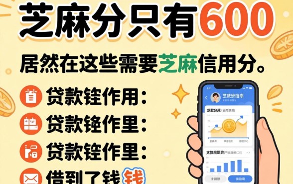 我芝麻分只有600，居然在这些需要芝麻信用分的贷款软件里借到了钱