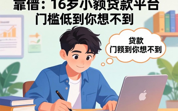 盘点几个靠谱的16岁小额贷款平台，门槛低到你想不到