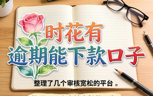 网花有逾期能下款的口子：整理了几个审核宽松的平台