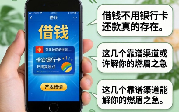 手机上如何借钱不用银行卡还款真的存在吗？这几个靠谱渠道或许能解你的燃眉之急