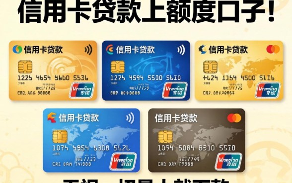 有信用卡贷款的大额度口子，梳理五个无视一切是人就下款的app