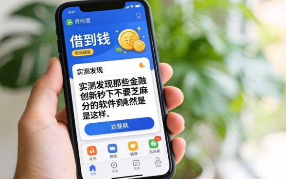 手机上怎么可以借到钱呢？实测发现那些金融创新秒下不要芝麻分的软件竟然是这样