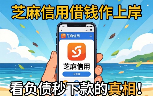 我用芝麻信用借钱软件上岸，发现不看负债秒下款的真相