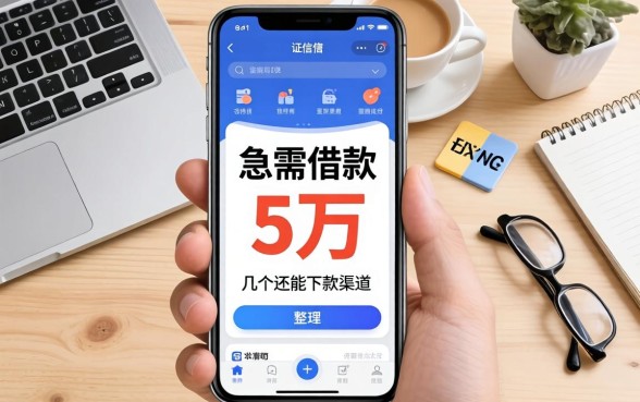 征信黑急需借款5万APP,整理了几个还能下款的渠道