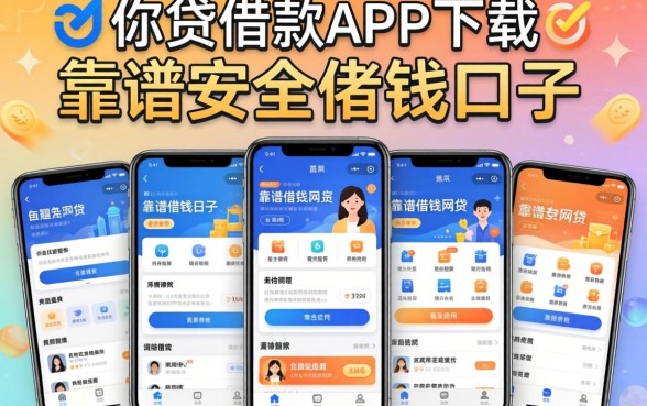 类似邮你贷借款app下载一样安全的借钱口子，汇总五个靠谱借钱网贷软件