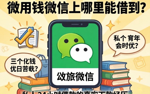 急用钱微信上哪里能借到?分享几个私人24小时借款的真实下款经历