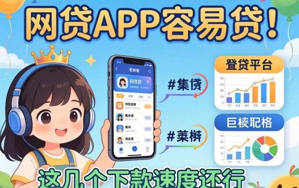 盘点有什么网贷app容易贷的平台,这几个下款速度还行