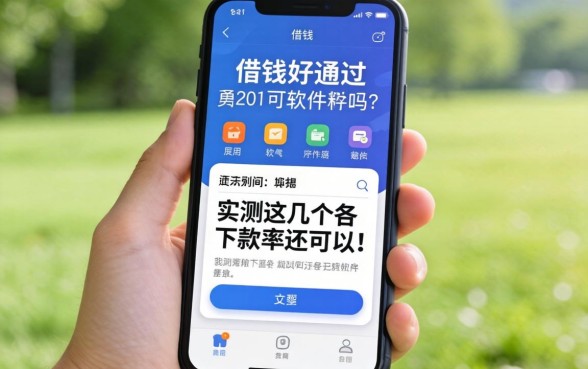 手机借钱好通过的软件吗？实测这几个下款率还可以