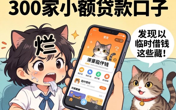 我翻烂了300家小额贷款口子，发现手机可以临时借钱的app里藏着这些猫腻