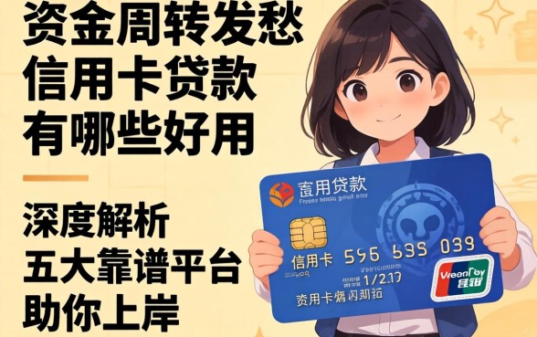 还在为资金周转发愁？信用卡贷款有哪些好用？深度解析五大靠谱平台助你上岸