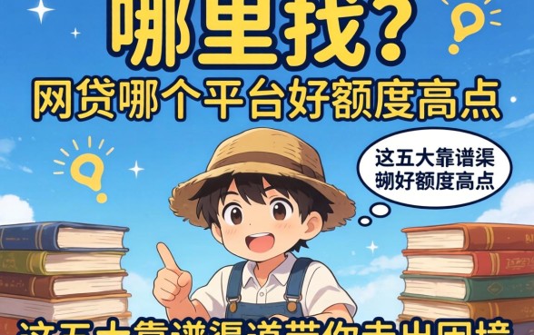 急需用钱哪里找？网贷哪个平台好额度高点？这五大靠谱渠道带你走出困境
