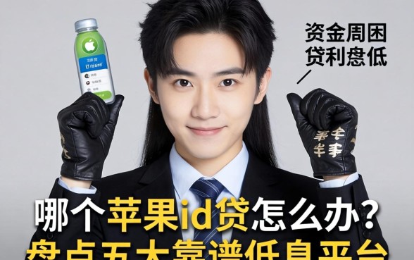 资金周转困难怎么办?哪个苹果id贷利息低?盘点五大靠谱低息平台