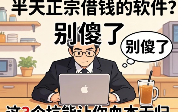 找了半天正宗借钱的软件？别傻了，这3个坑能让你血本无归