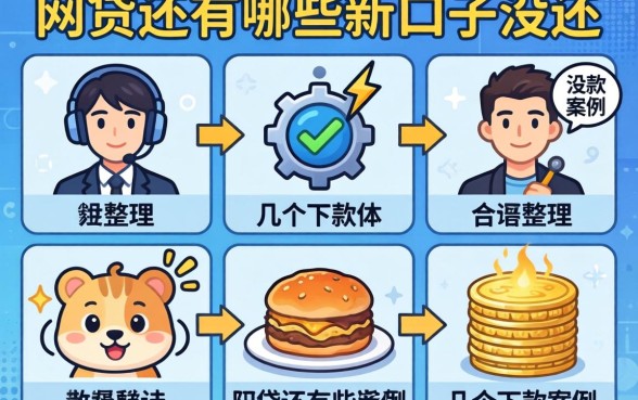 揭秘网贷还有哪些新口子没还，整理了几个下款案例