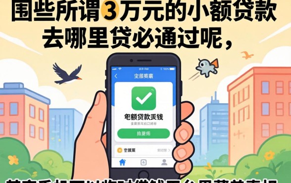 我试了一圈，那些所谓一万元的小额贷款去哪里贷必通过呢，其实手机可以临时借钱的平台里藏着真相