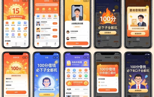 我试了十几个平台，发现那些所谓100分借钱必下的口子全是坑
