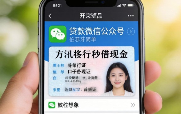 我试了几个能贷款的微信公众号，发现手机身份证秒借现金的口子并没有想象中那么简单