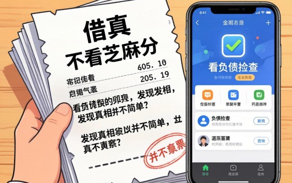我翻遍了2026不看芝麻分的借条和不看负债查询的平台，发现真相并不简单