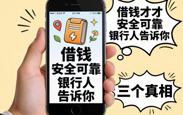 手机上如何借钱才安全可靠呢?银行人告诉你三个真相