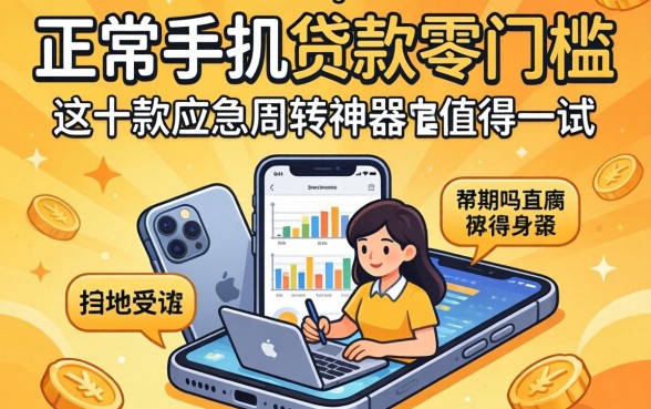 揭秘正规手机贷款零门槛，这十款应急周转神器值得一试