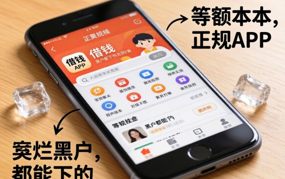 我翻烂了手机里可以借钱的正规app，发现等额本金和黑户都能下的app竟然是这几个
