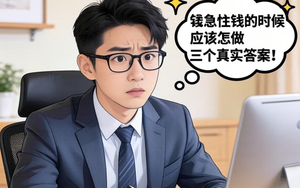 特别着急用钱的时候应该怎么做？银行经理告诉你三个真实答案