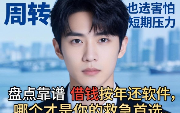 急需周转却害怕短期压力？盘点靠谱的借钱按年还的软件，哪个才是你的救急首选？