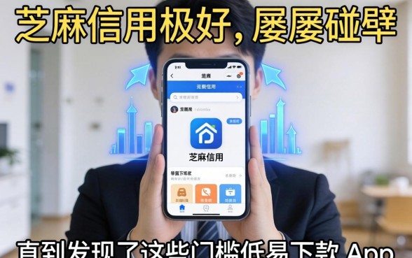 我芝麻信用极好却屡屡碰壁，直到发现了这些门槛低易下款的app