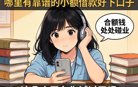 急需用钱却四处碰壁？哪里有靠谱的小额借款好下口子？这几个平台你试过了吗？