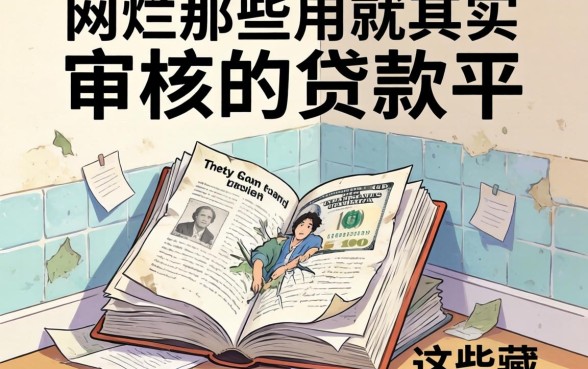 我翻烂了全网，发现那些不用审核的贷款平台其实就藏在这些角落